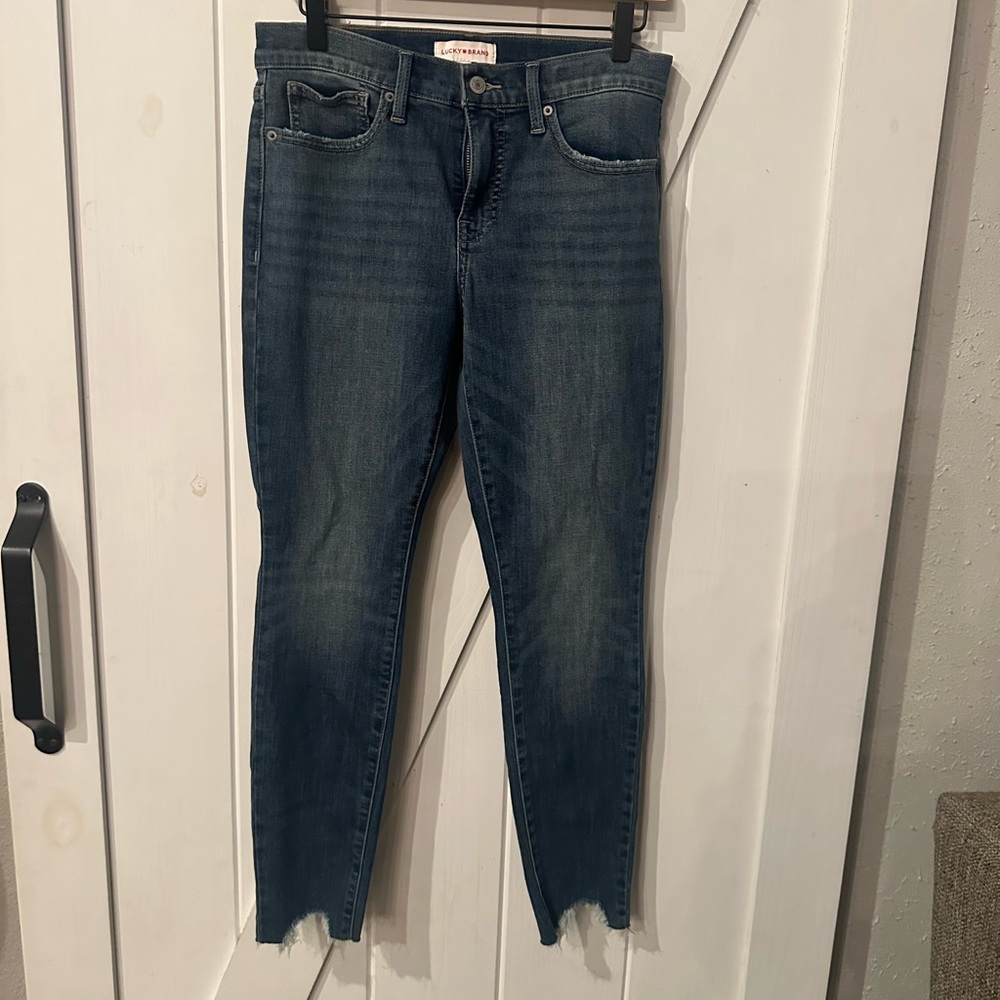 Lucky Brand Dark Blue Ankle Jeans